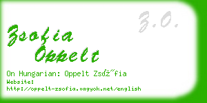 zsofia oppelt business card